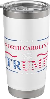 North Carolina For Trump 2020 - Pro-Trump Vote Republican Stainless Steel Insulated Tumbler