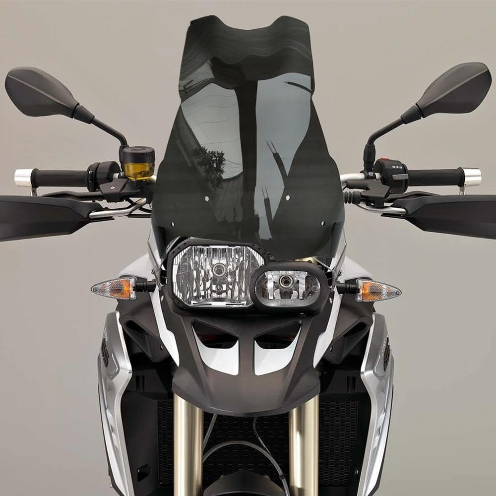 Dla BMW F800GS F650GS 600GS 800GS 2008-2016 Owiewka Motocyklowa Deflektor Przedniej Szyby Motocykla(Smoke Black)