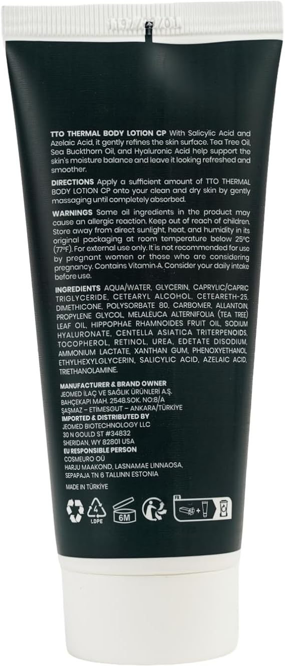 TTO Thermal Vücut Losyonu 200 ml
