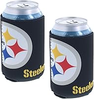 Vista 69 de Soporte aislante para latas y botellas de fútbol americano enfriador de bebidas Huggie (Nueva Orleans (Saints) - Negro)