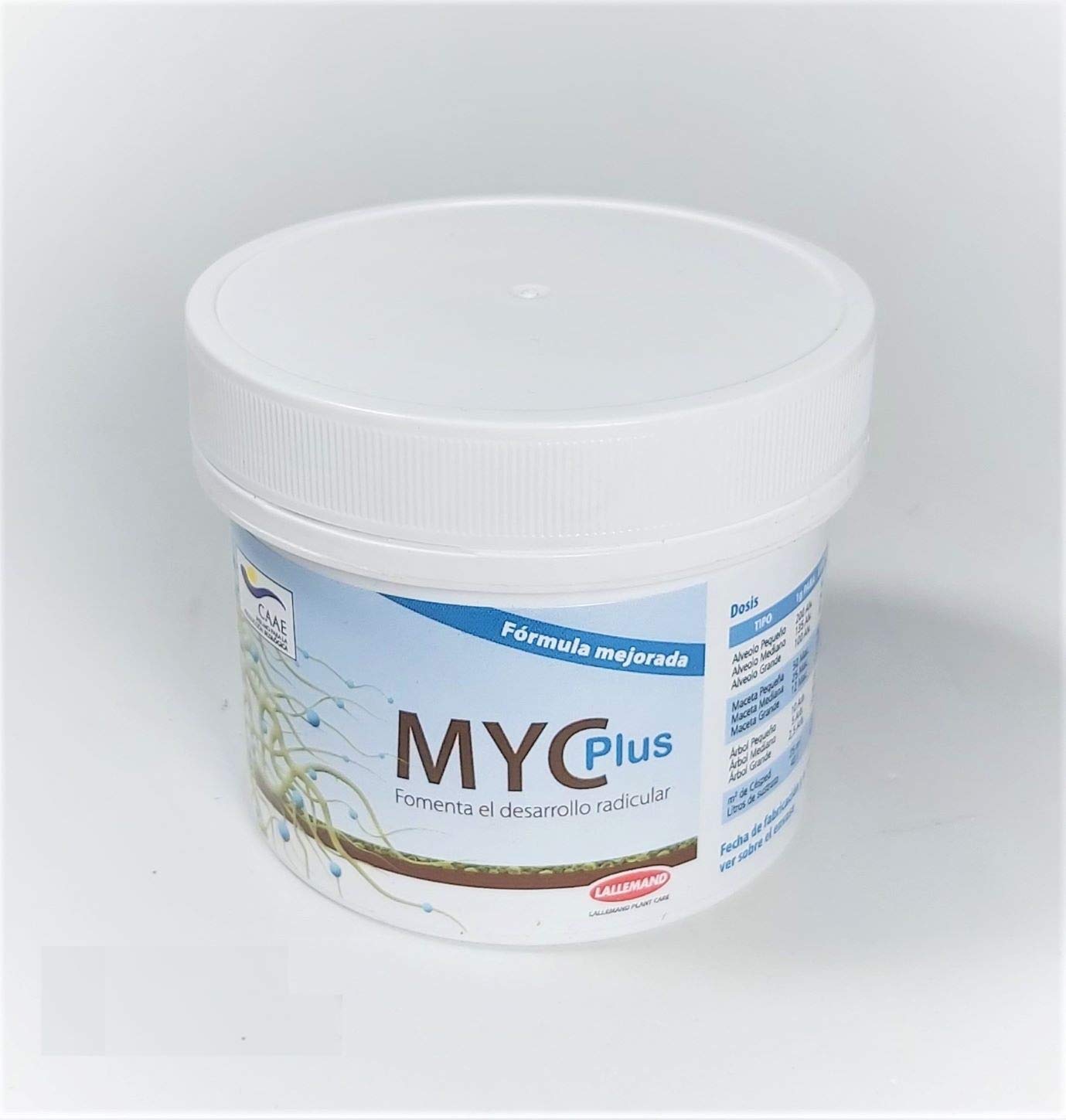 plantacion enraizante para riego. 60 grms.(para 500 arboles) Enraizante de esporas de micorrizas (glomus intraradices) y bacterias de la rizosfera (bacillus velenezis).