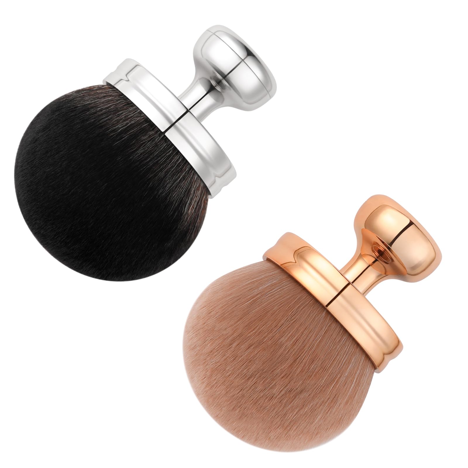 docolor 2PCS Extra Large Body Makeup Brush For Self Tanner, 3 Inch Width Self Tanning Blend Brush