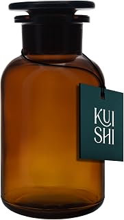 Kuishi Bernstein Glas Apotheker Vintage Stil Jar 250 ml