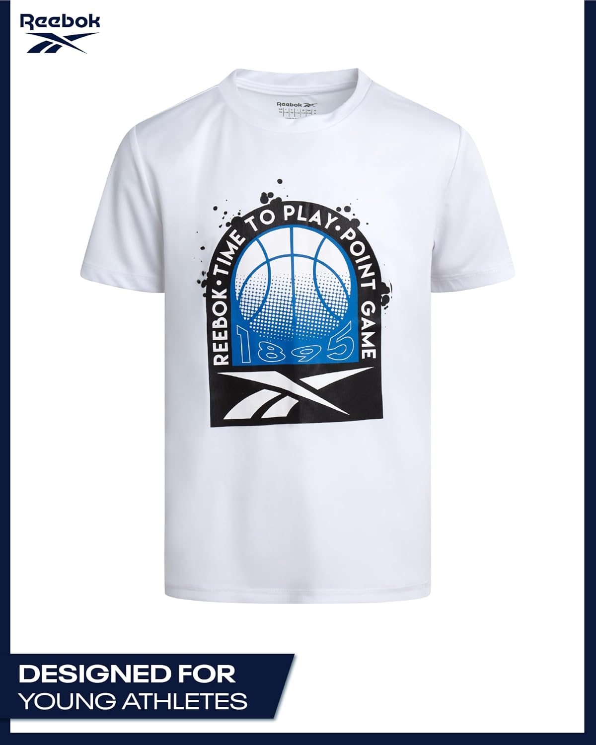 Reebok Boys Shirts - 2 Pack Active Performance Dry Fit T Shirts for Boys - Athletic Training Tops for Kids (8-20) - Image 4