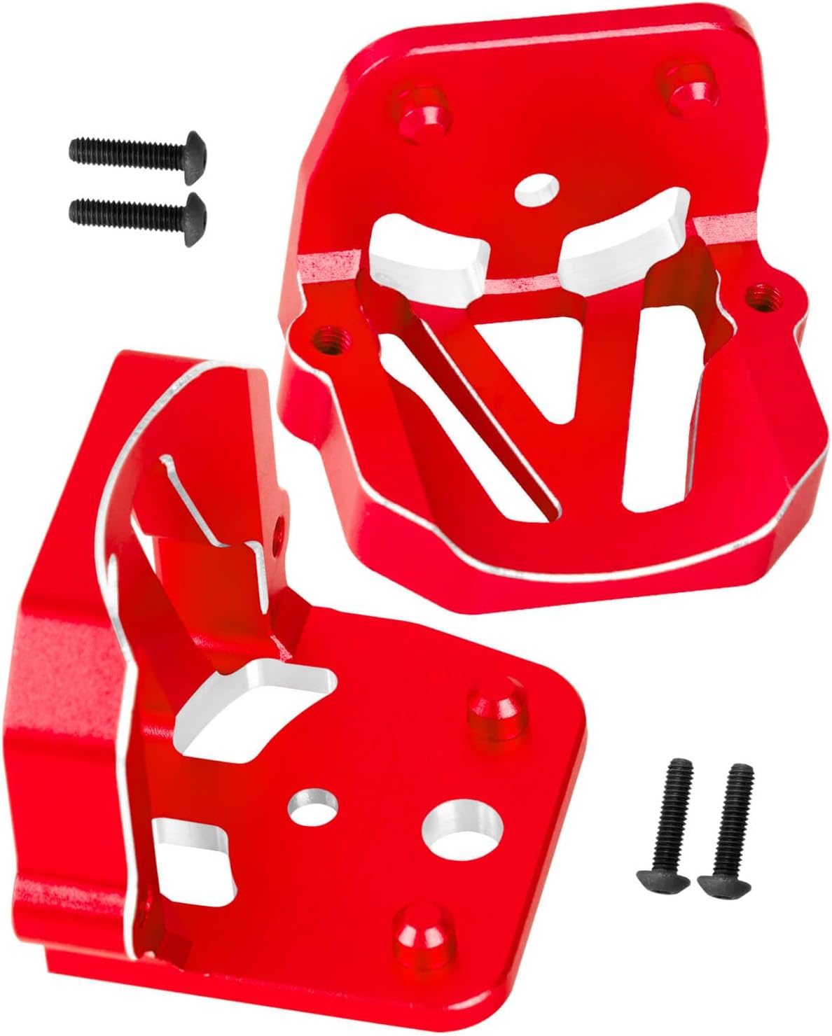 RC Motor Mounts Fixed Seat Upgrade Parts for XRT 8S X-MAXX #7760-GRN RC Car.Red(2PCS)