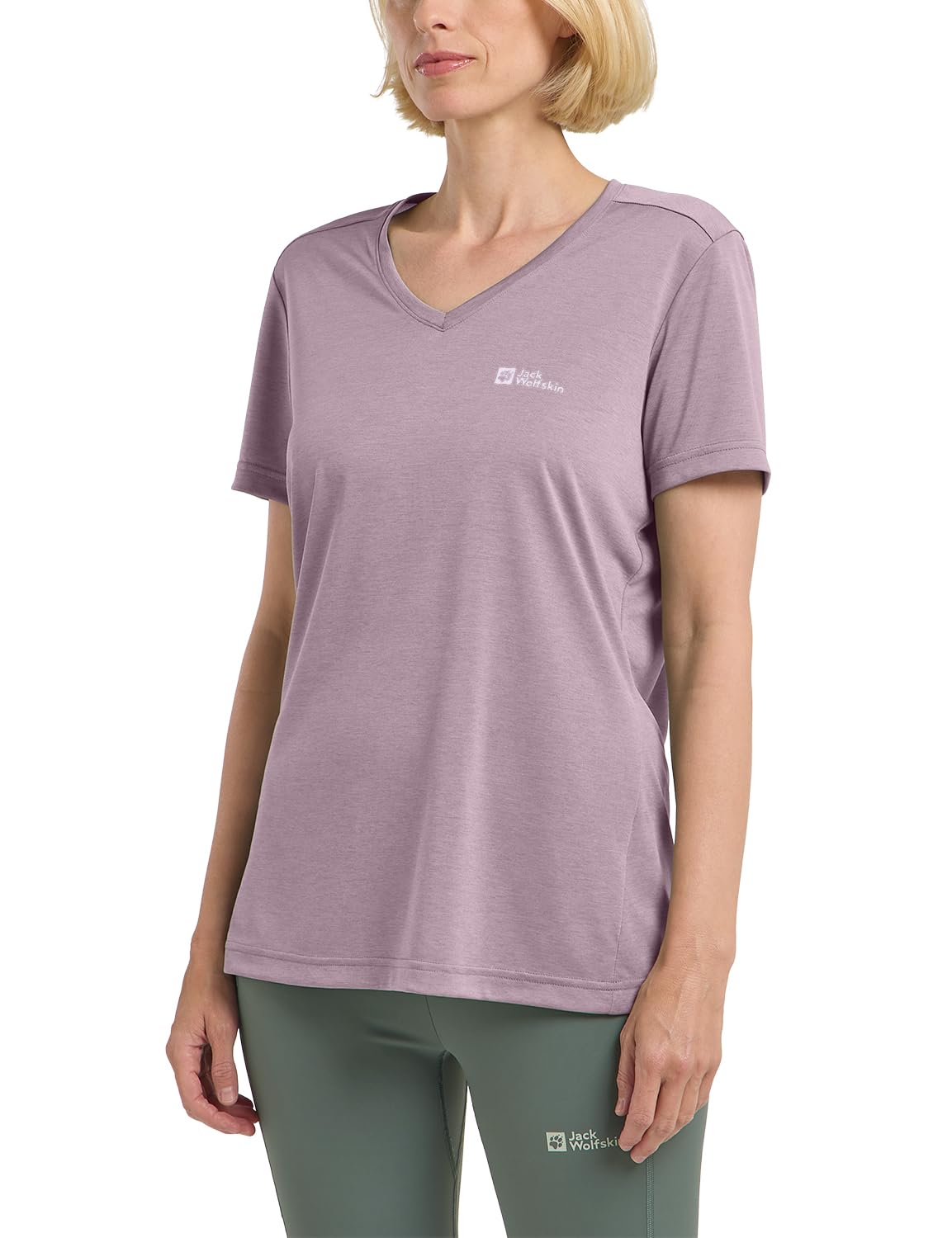 Jack Wolfskin Women's Grey Crosstrail T-Shirt in Size 12, Sports Direct