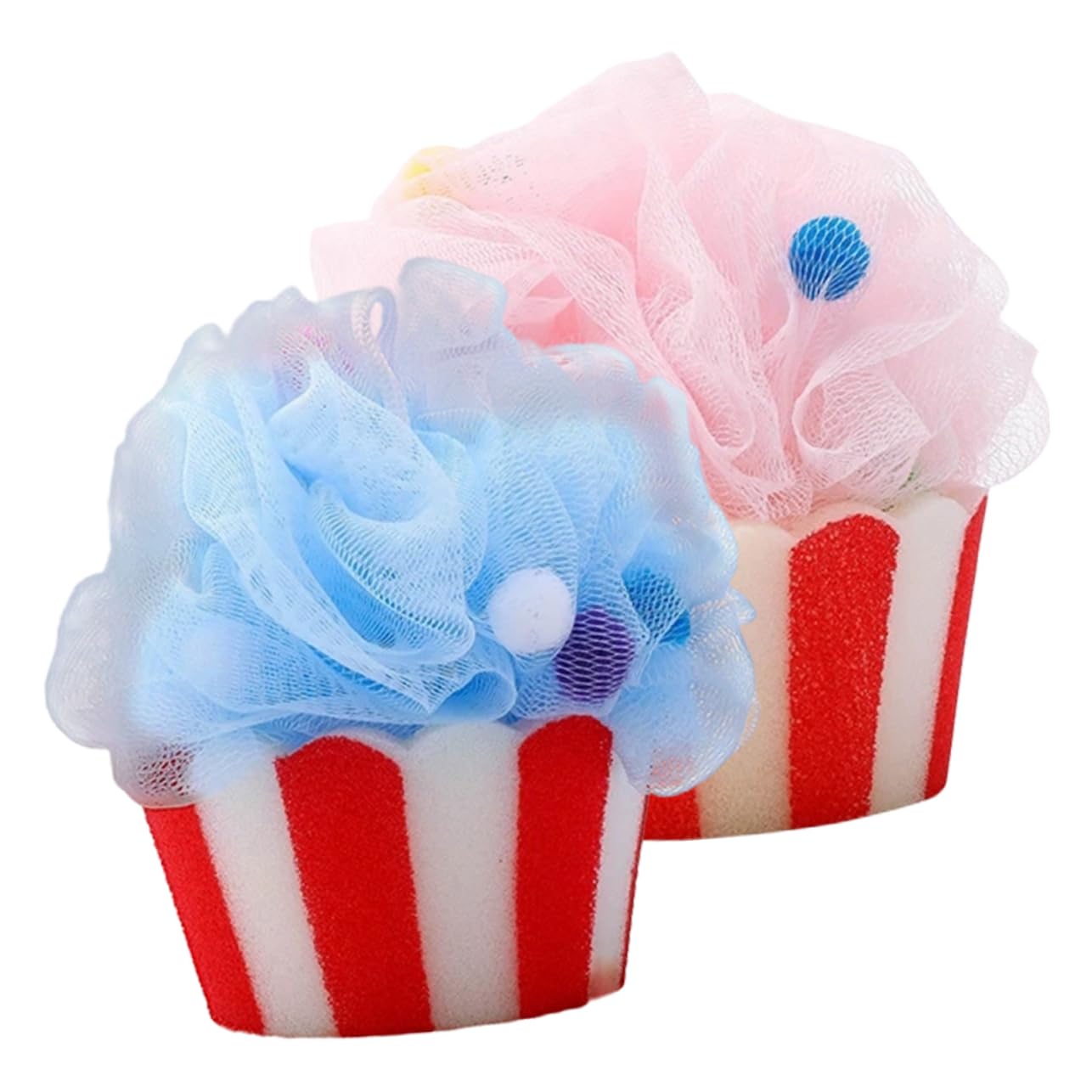 Housoutil 8 Stk Cartoon-Badeball exfoliating sponge massageschwamm duschstoß Scrubstar für Frauen Schwämme Reisezubehör Luffa-Peeling-Körperpeeling Badekugel für Männer Karikatur Duschgel