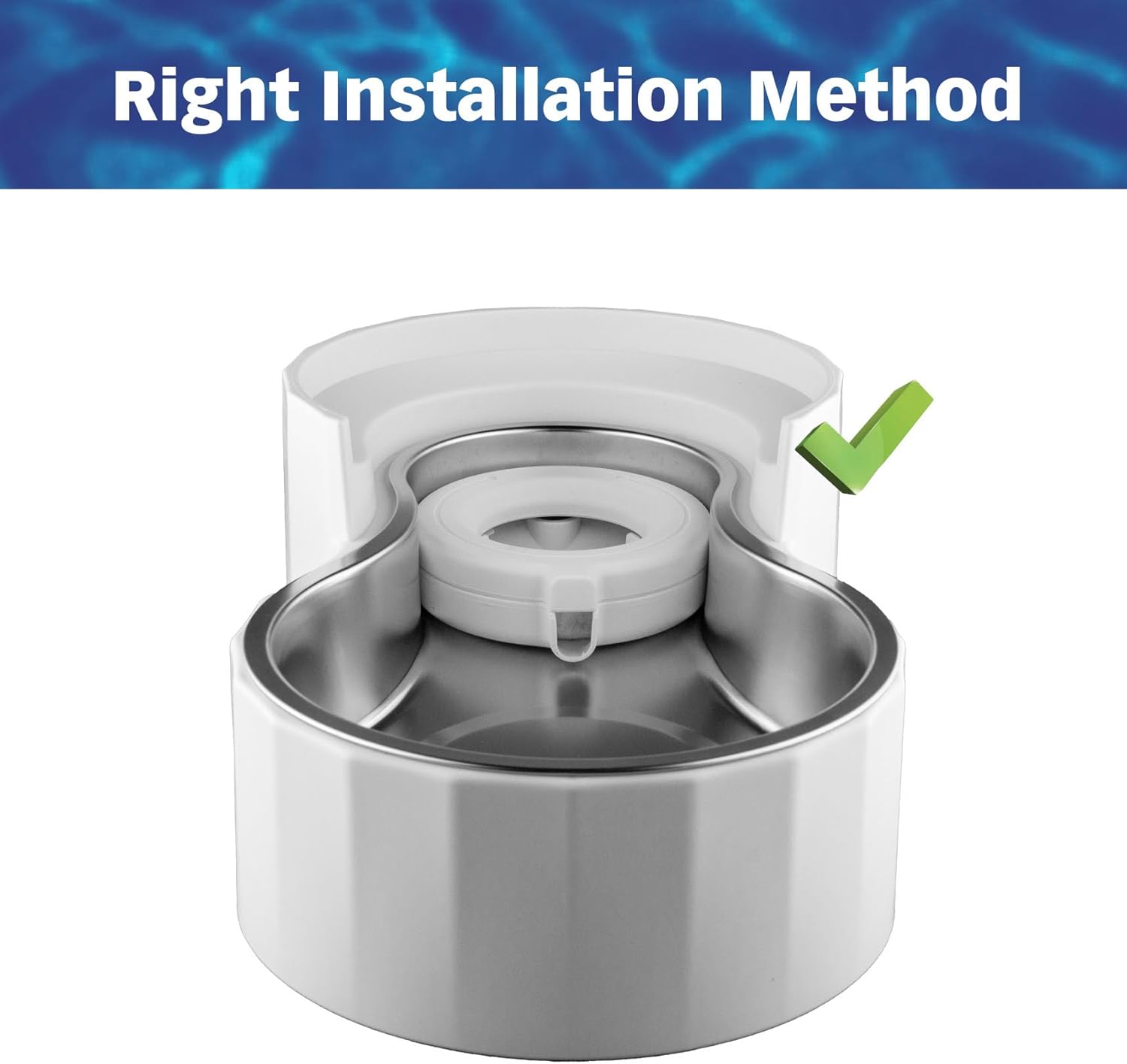 PET STANDARD Replacement Water Filter Compatible With RIZZARI Automatic Pet Waterer, Pack of 6 - Image 5