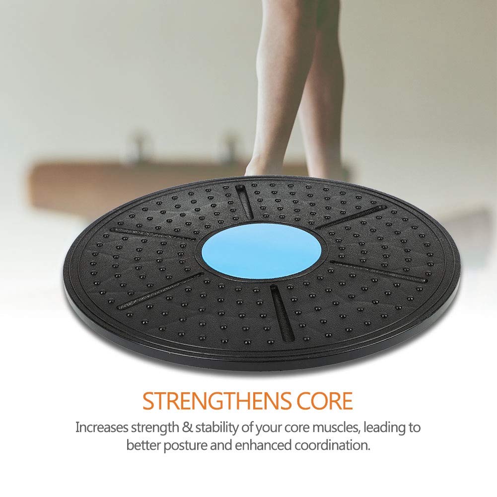 Wobble Balance Board, 37cm Balance Trainer Board Antiscivolo, Core Trainer Balance Stability Board per Riabilitazione Fitness Esercizio Allenamento Yoga