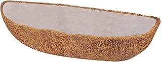 Doublures en coco pour jardinières, doublure épaisse en coco moulée préformée avec une doublure non tissée, doublures de paniers suspendus en fibre de noix de coco multi-tailles pour jardinières