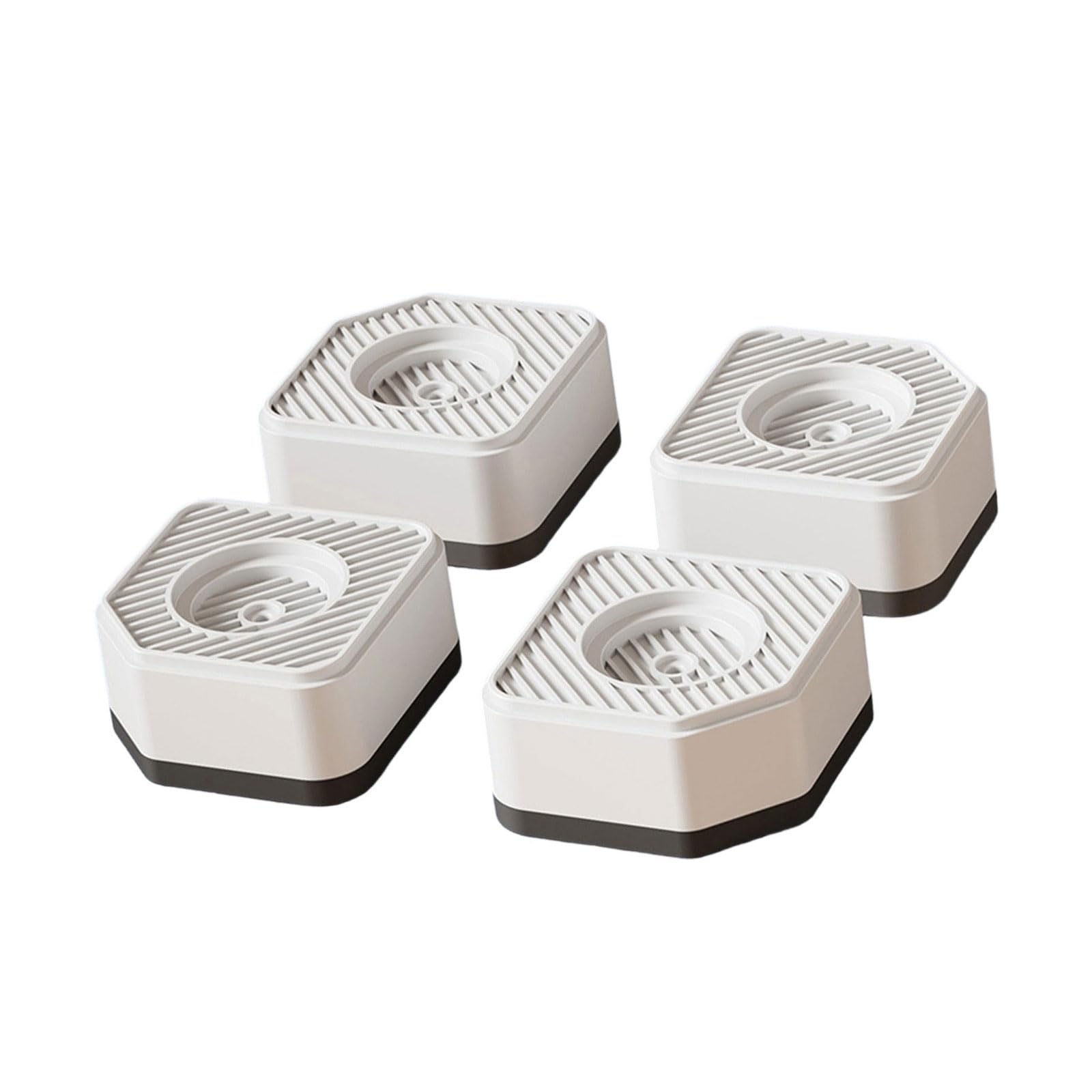 Woedpez 4Pcs Anti-Vibration Machine Feet Pads, Shockproof Refrigerator Washer Adjustable Leveling Legs Refrigerator Washing Machine Stand