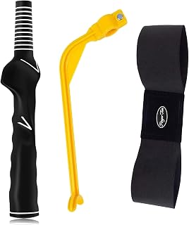 FINGER TEN Golf Swing Grip Training Practice Tool Aid Value 2/3/4 Pack, Quality Standard Trainer for Left Right Hand Golfer Set