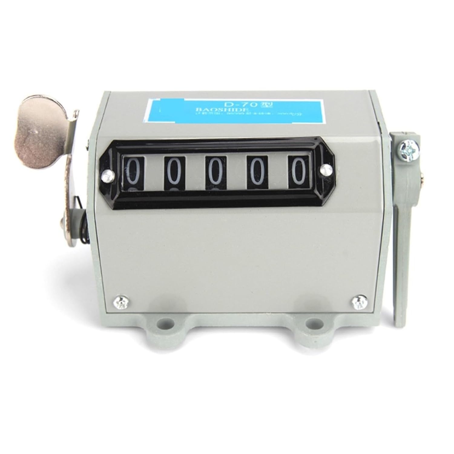 D-70 Pull Type Counter Punch Machine Design Mechanical Counter Totalizing Pull Counter Resettable Digital Punch Counter 1Pcs