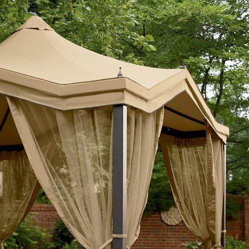 Garden Winds Peaked Top Gazebo Replacement Canopy Top Cover RipLock 350 Gazebo Kits DIY