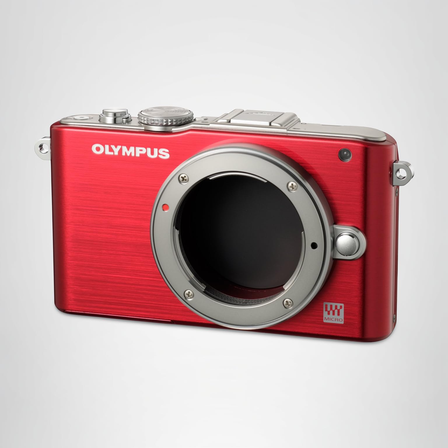 Amazon | OLYMPUS ミラーレス一眼 PEN Lite E-PL3 ボディ レッド E-PL3