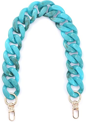 Miniatura 2 de AUMEY Correas de cadena de acrílico para bolso, correa de cadena de repuesto de moda para bolso, bolsos de mano, manualidades, 15.7 pulgadas de cada