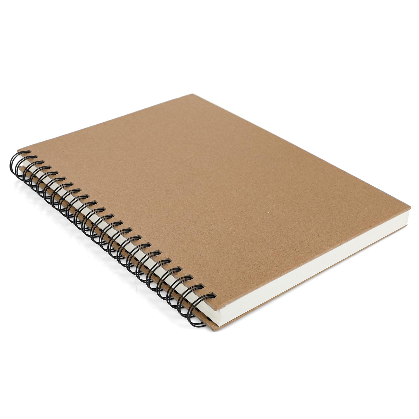 Cuaderno de Bocetos A4 120 Páginas 60 Hojas 160 g/m² Bloc de Dibujo con Tapa Dura y Espiral Adecuado para Lápiz Acuarela y Escritura Ideal para Artistas y Profesionales