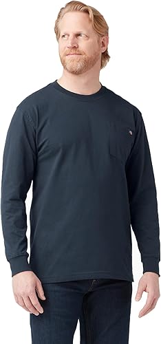 Dickies Heavyweight camisa de manga larga de cuello redondo Big & Tall para hombre