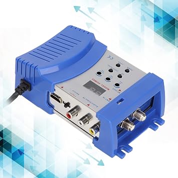 Archuu RF Modulator HDMI Converter, Demodulator Composite Adapter w/Antenna in/Out & Channel Switch, HD Modulator PAL NTSC Format Drive Free HD Multimedia Interface(US Plug)