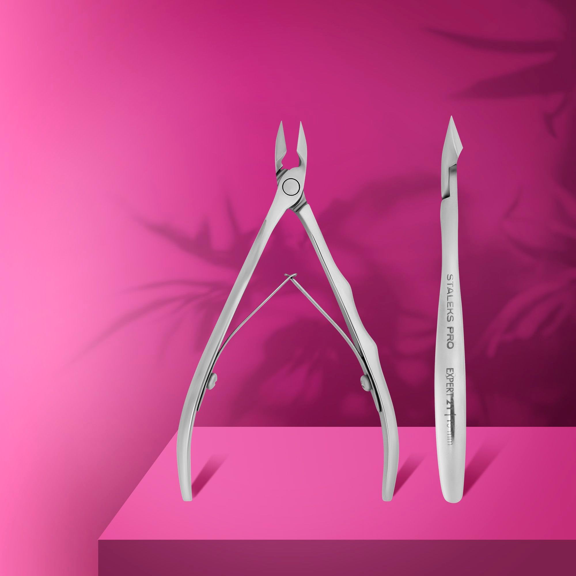 STALEKS PRO Expert 21 Pince à cuticules professionnelle avec lame 10 mm Modèle NE-21-10