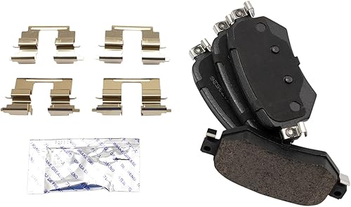 Miniatura 4 de TRQ Rotor de freno de disco delantero y trasero y pastillas de freno de cerámica con líquido de frenos y kit de limpiador compatible con Mazda 6