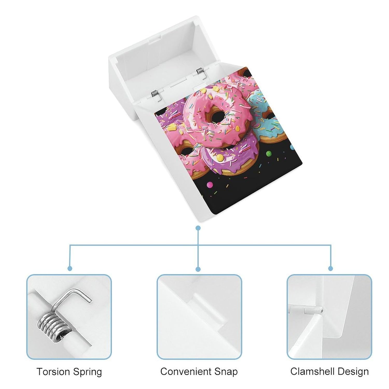 Donut Waterproof King Size Cigarette Case image 4