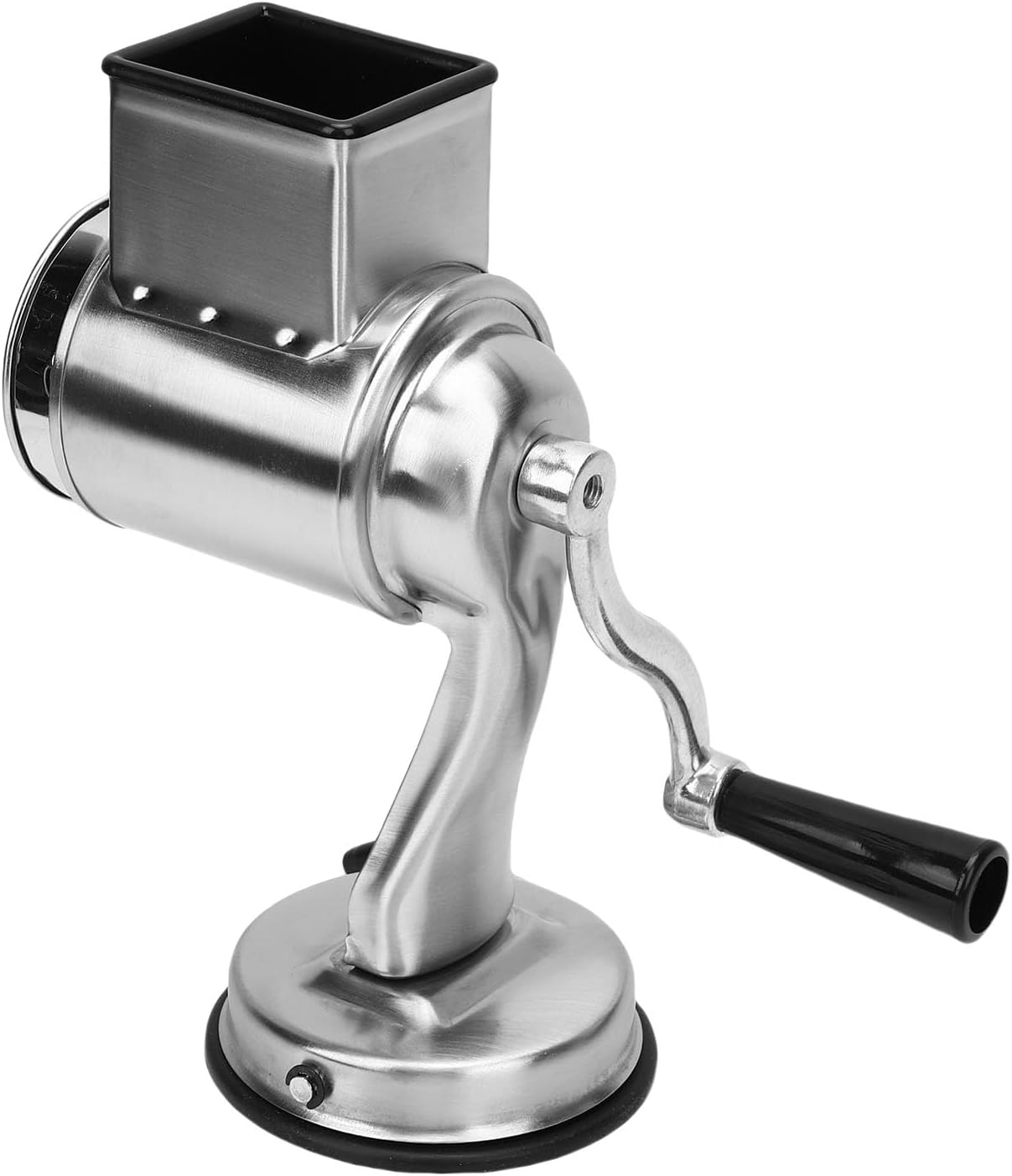 Drfeify Nut Grinder, Stainless Steel Manual Nut Chopper with 5 Drums for Cheese, Vegetables, Nuts and Chocolate, Ideal for Home Cooking and Food Prep