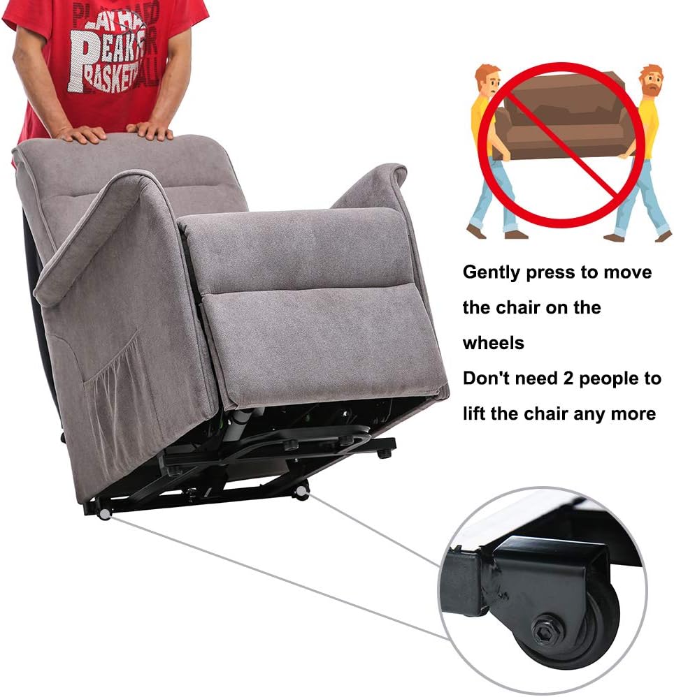 Power Lift Recliner Chair with Heat & Massage (Color 2)