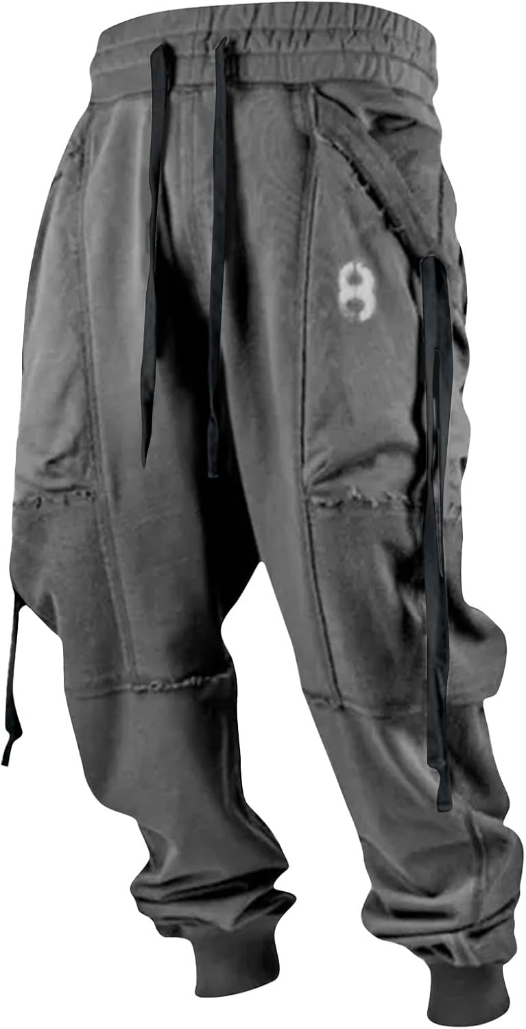 Jogginghose Herren 3er Pack - Baggy Trainingshosen Aus Baumwolle Mit Taschen