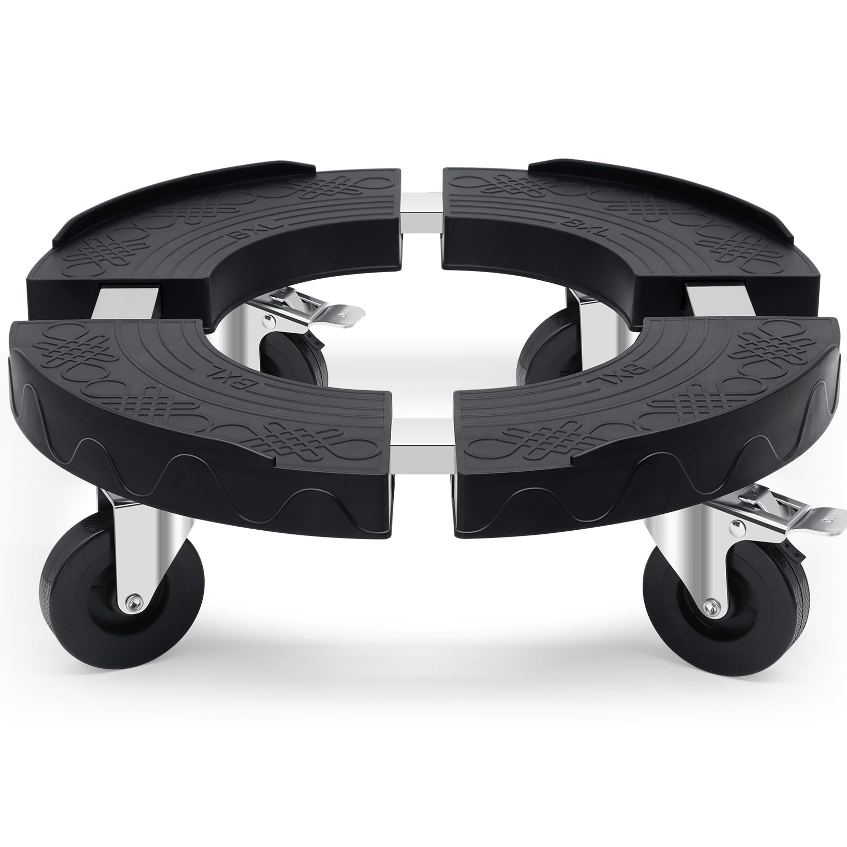 Support pour plantes intérieur ajustable 220KG avec plateau rond ultra robuste