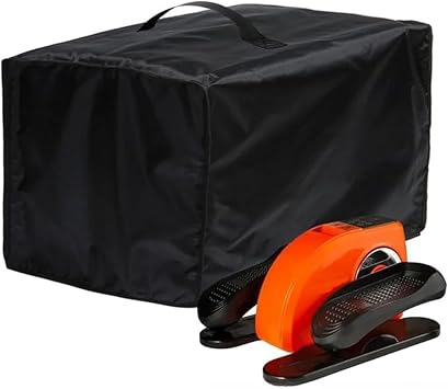 Waterproof Dustproof Elliptical Machine Cover for Home or Office Gym Equipment, Heavy Duty 210D Oxford Fabric Protective, Black 64 x 51 x 31 cm(210D)