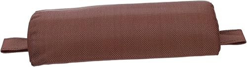 Almohada ergonómica para silla de playa plegable, almohada reclinable, correas elásticas, cómodo soporte para el cuello para tumbona