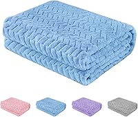 Vista 1 de Manta de franela para bebé, cobijas acogedoras para recién nacidos y niños pequeños, supersuave y cálida manta de bebé para cochecito de cuna