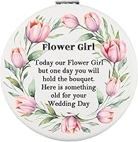 Vista 9 de WUSUANED Flores Niña Maquillaje Espejo Propuesta Regalos Boda Fiesta Regalos Dama de honor Espejo Madre de la Novia Regalo