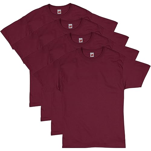 Hanes Essentials Men's T-Shirt Pack, Men's Short Sleeve Tees, Crewneck Cotton T-Shirts for Men, Value Pack