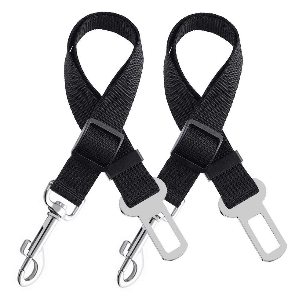 Voiture Ceinture de Securite pour Chien Indéchirable Réglable, 2 Pcs Harnais Voiture Chien Voiture Universel