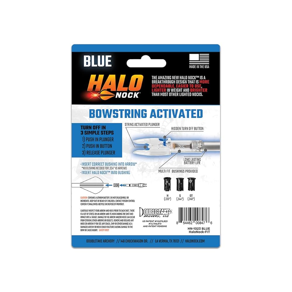 オーダー専用 Lighted Nocks .166 Halo Nock Fit Lighted Nocks For Archery