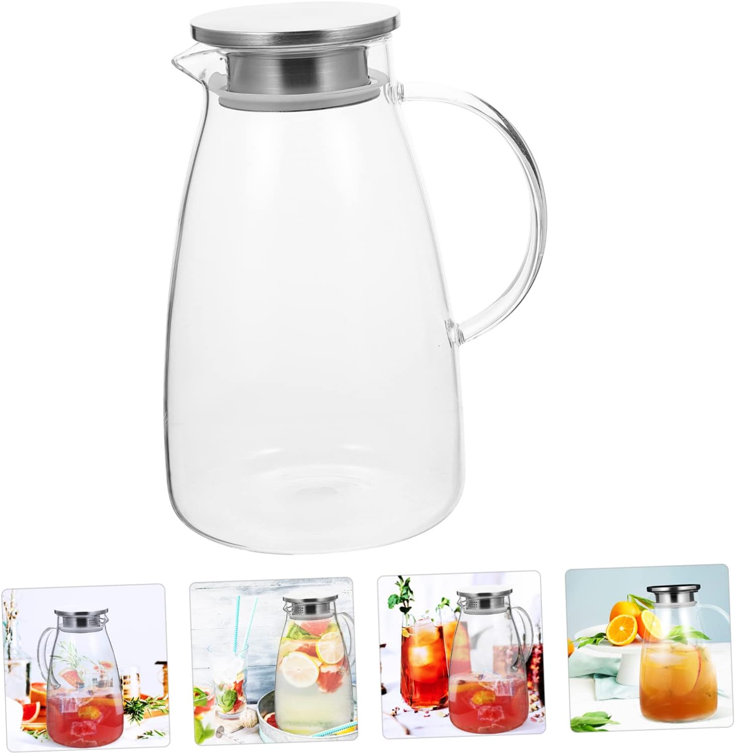 Electric Kettle Infuser - Water Boiler for Tea Juice Beverages Elegant Design for Use