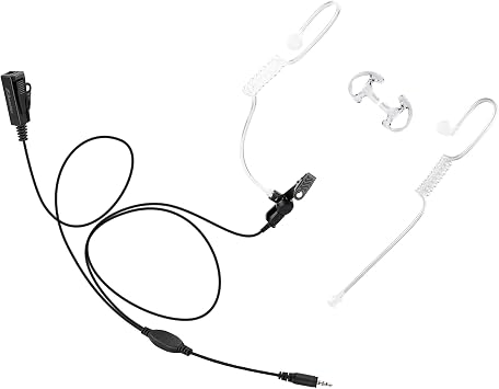 Arrowmax ASK8510C-K4 2-Wire PTT Earphone Compatible with Kenwood Portable Radio PKT-23