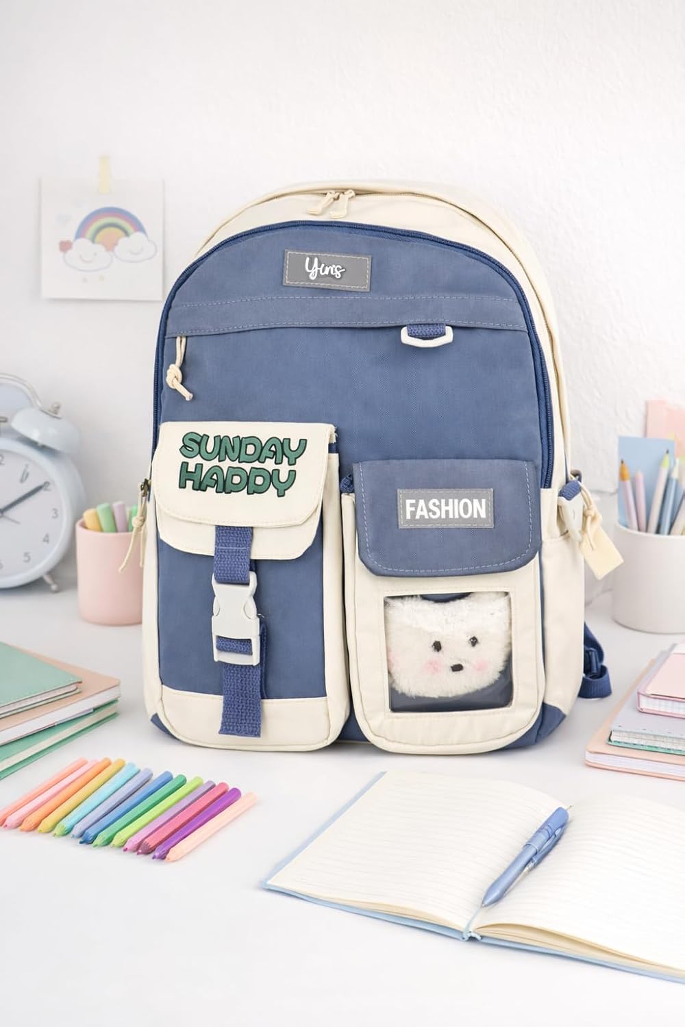 Mochila Escolar Infantil Cute Duo 17” com Ursinho na Frente Poliéster Resistente – Kawaii em promoção! Veja a oferta e mais achadinhos de Mochilas escolares 3 Hoje é o melhor dia para comprar Mochila Escolar Infantil Cute Duo 17” com Ursinho na Frente Poliéster Resistente – Kawaii com aquele preço maroto! Promoção! Aproveite a oferta! 3