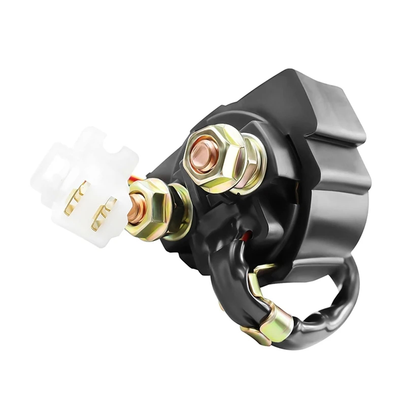 Compatibile con TRX300 TRX300FW Fourtrax 1988-2000 per TRX300EX per Sportrax 1994-2006 Solenoide di Avviamento Moto per Relè 35850-HC4-000 Relè di avviamento per Moto(1 pc)