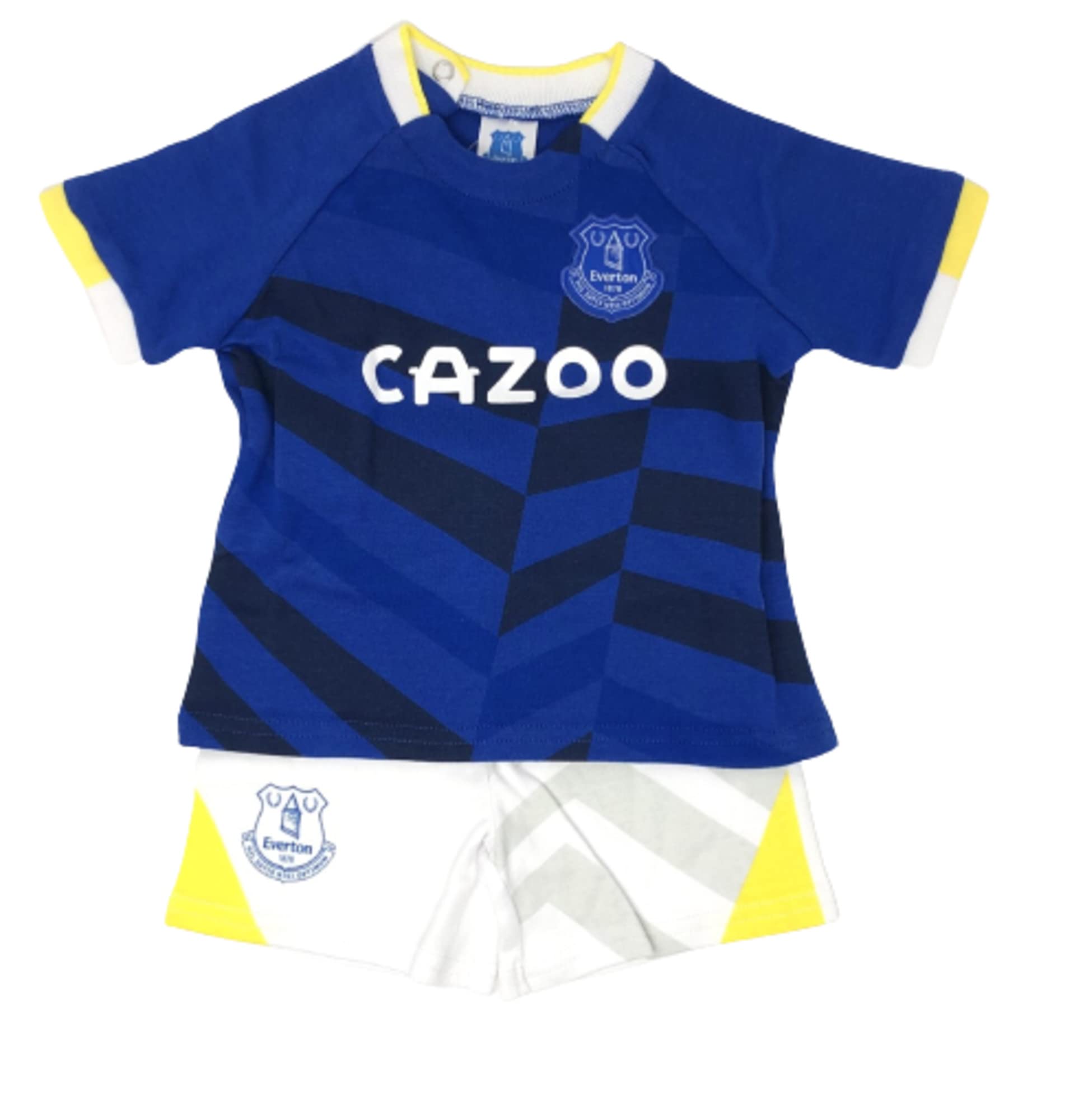 EFC Everton FC Baby/Toddler T-Shirt & Shorts Set (18-23 Months) Blue, White
