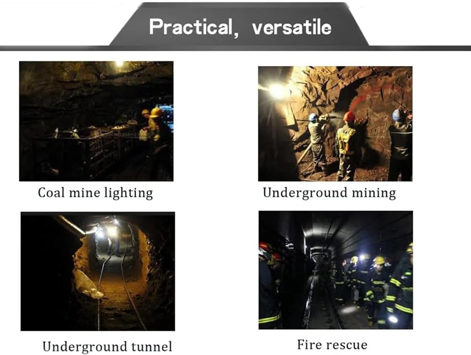 10W LED Coal Mine Light IP68 Latarnia Lampa górnicza Reflektor Wodoodporny reflektor LED Mocna latarka czołowa