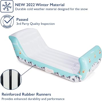 FUNBOY Inflatable Alpine Mountain Sleigh
