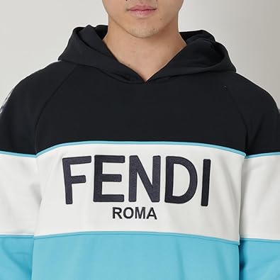 国内発】FENDI ドミノ ブルーデニムロートップスニーカー ロゴ