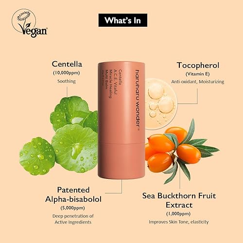 Miniatura 2 de Haruharu Wonder Centella A.C.E. Vitaful Miracle Healing Multi BalmVegano, libre de crueldad, EWG-verde