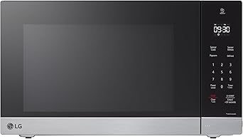 LG Countertop Microwave, 1.5 cu. ft., Stainless Steel, 21.44"x12.13"x16.19", Smart Inverter, Sensor Cooking, 1200 Watts