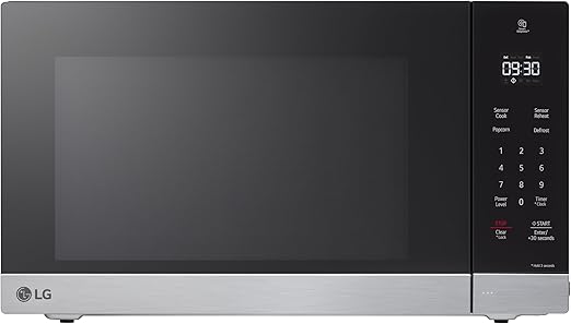 LG Countertop Microwave, 1.5 cu. ft., Stainless Steel, 21.44"x12.13"x16.19", Smart