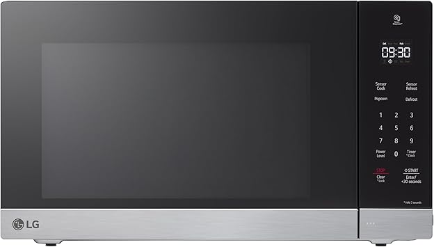 LG Countertop Microwave, 2.0 cu. ft., Stainless Steel, 23.9x13.6x19.8 Inches, Smart Inverter, Sensor Cooking, 1200 Watts