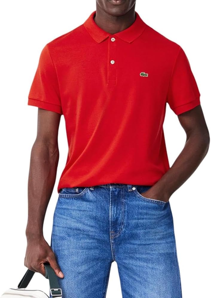 Amazon | Lacoste SHIRT メンズ US サイズ: S カラー: レッド